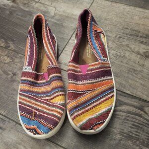 TOMS Kids Alpargata Woven Youth Size 1.5